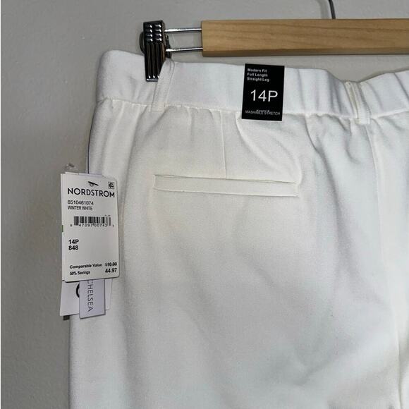 Amanda and Chelsea White Dress Pants Size 14P New with Tags Office Ready - Picture 6 of 7